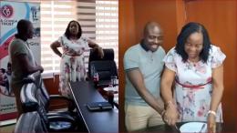 Mama Ida Odinga rebuked a person who filmed her in her office.